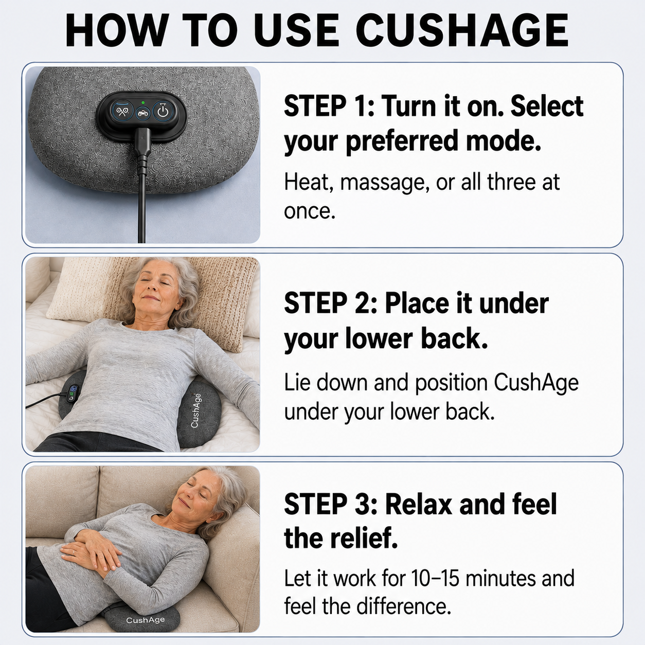 CushAge 3-in-1 Care