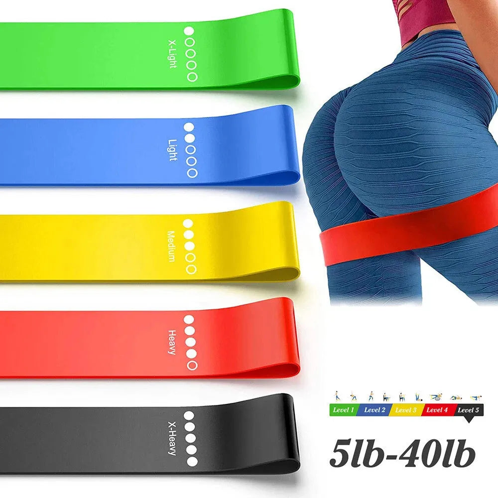 5 Pack Resistance Bands Set